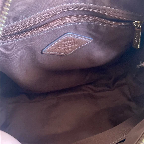 Fossil Brown Leather Handbag - Picture 2 of 5